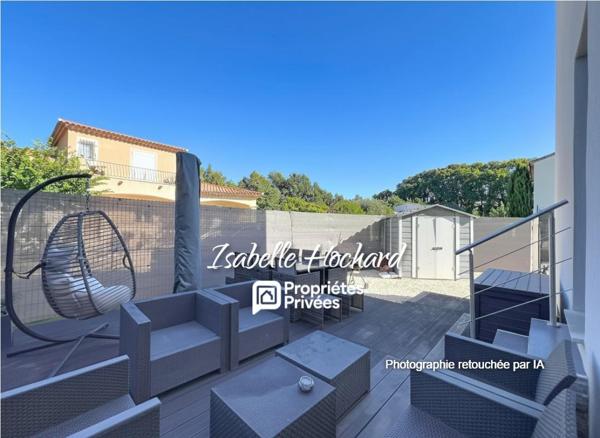 GARÉOULT MAISON RÉCENTE T4 DE 89 m²  3 CHAMBRES TERRAIN 315 m²