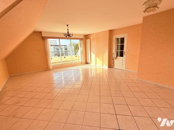 A VENDRE 56 VANNES LA MADELEINE, APPT T3, 83,50m² dernier étage Garage