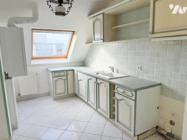 A VENDRE 56 VANNES LA MADELEINE, APPT T3, 83,50m² dernier étage Garage