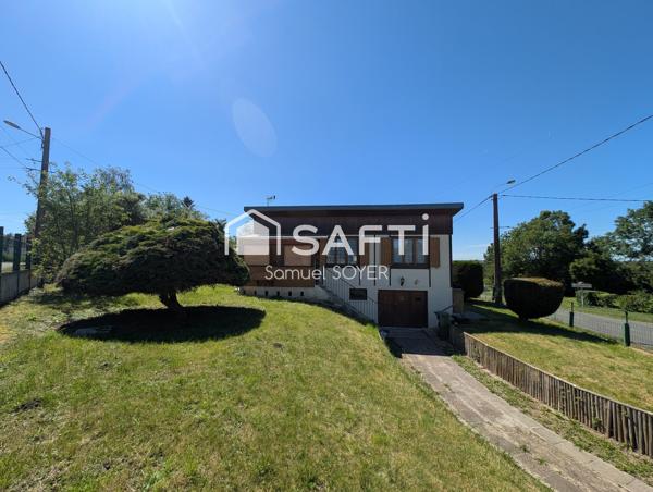 MAISON INDIVIDUELLE SUR SOUS-SOL, JARDIN, GARAGE