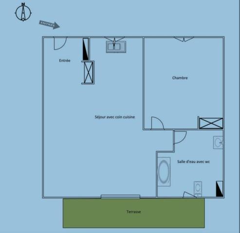 Appartement Porto Vecchio 2 pièce(s) 51 m2