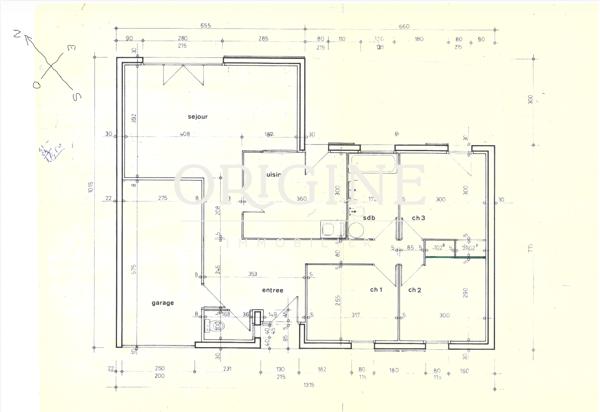 Maison 4 pièce(s) 2 chambre(s) 93 m²