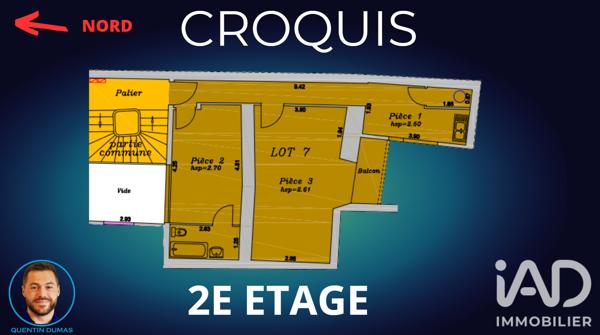 Appartement à vendre 2 pièces 47 m² Bayonne