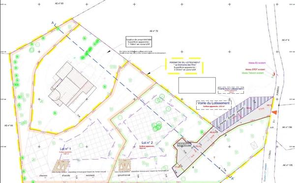 Terrain à vendre  1697 m 2   LA VALETTE DU VAR  - 83