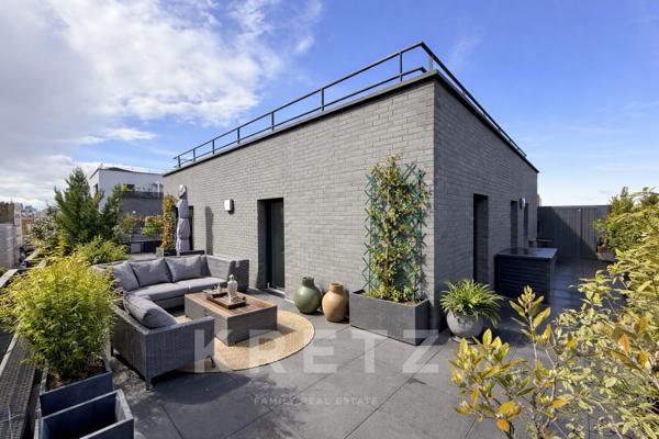 Penthouse d’exception à Asnières – Terrasse panoramique 105 m², Dernier étage, 3 chambres