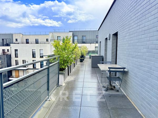 Penthouse d’exception à Asnières – Terrasse panoramique 105 m², Dernier étage, 3 chambres
