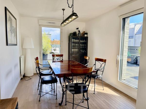 Penthouse d’exception à Asnières – Terrasse panoramique 105 m², Dernier étage, 3 chambres