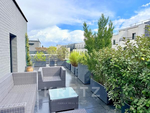 Penthouse d’exception à Asnières – Terrasse panoramique 105 m², Dernier étage, 3 chambres