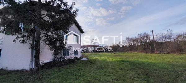 MAISON 180M2.3 CHAMBRES.SOUS SOL COMPLET.TERRAIN 5000 M2