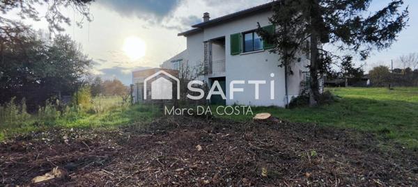 MAISON 180M2.3 CHAMBRES.SOUS SOL COMPLET.TERRAIN 5000 M2