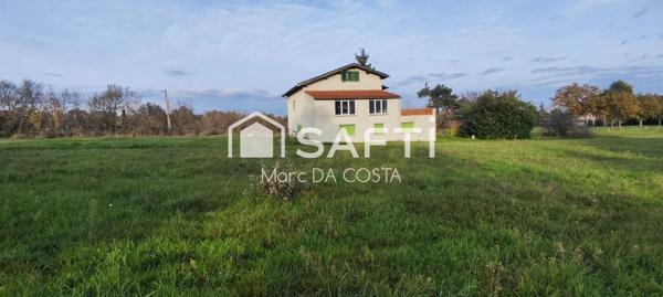 MAISON 180M2.3 CHAMBRES.SOUS SOL COMPLET.TERRAIN 5000 M2