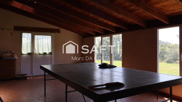 MAISON 180M2.3 CHAMBRES.SOUS SOL COMPLET.TERRAIN 5000 M2