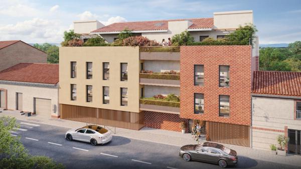 A VENDRE - LABARTHE SUR LEZE plein centre - Appartement neuf T2 avec balcon et 2 places de parking