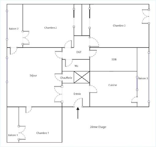 A vendre Appartement T4 Traversant à Vénissieux, Quartier Gabriel Péri