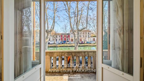 Carcassonne, Grande maison familiale avec local commercial - Vue sur le Canal du Midi