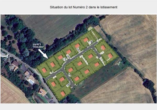 Terrain - 1124 m² Exclusivité