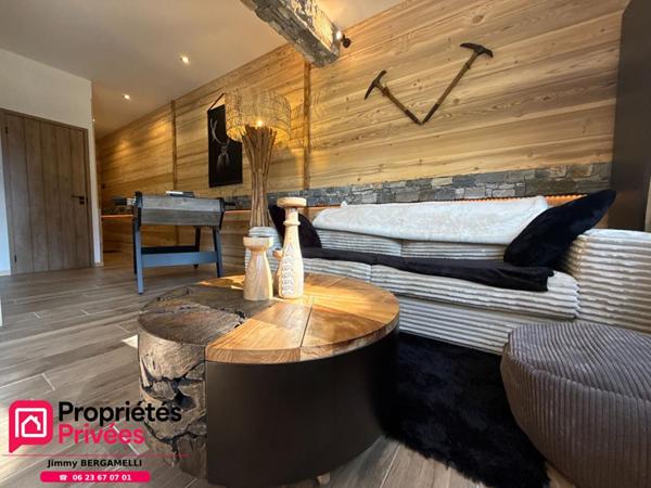 Un appartement récent aux prestations haut de gamme face au massif des Fiz