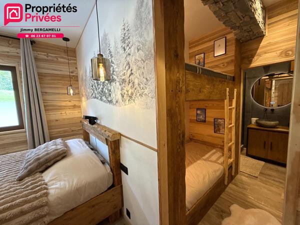 Un appartement récent aux prestations haut de gamme face au massif des Fiz