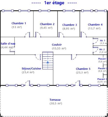 Maison 6 pièces - 118 m²