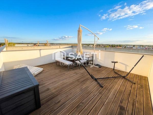 Duplex avec double parking, terrasse et solarium