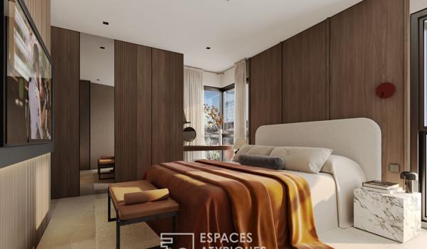 Appartement atypique avec terrasse, vue mer et commerces à pied