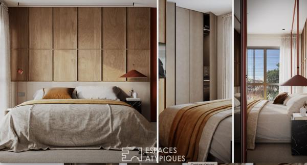 Appartement atypique avec terrasse, vue mer et commerces à pied