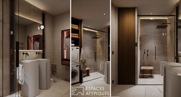 Appartement atypique avec terrasse, vue mer et commerces à pied