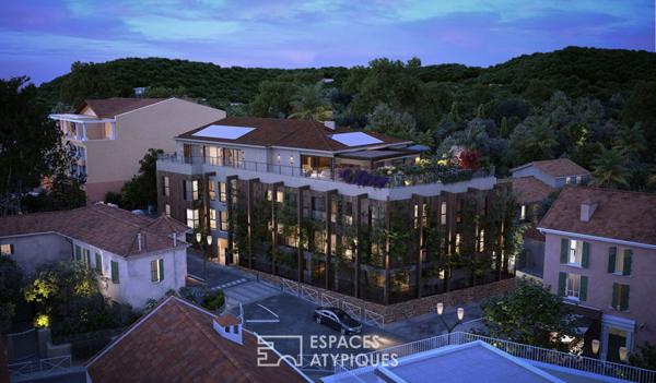 Appartement atypique avec terrasse, vue mer et commerces à pied
