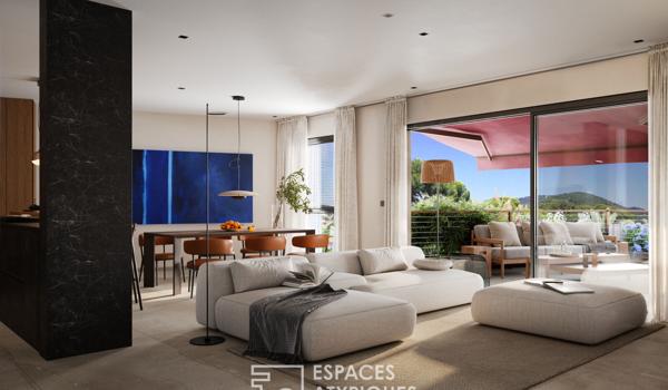 Appartement atypique avec terrasse, vue mer et commerces à pied