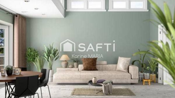 13830 - ROQUEFORT LA BEDOULE - T4 de 88 m2 avec terrasse, jardin, garage