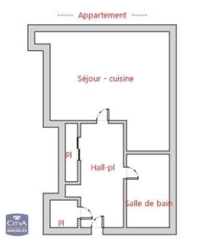 Appartement à vendre 1 pièce 27.77m² Grenoble (38100)