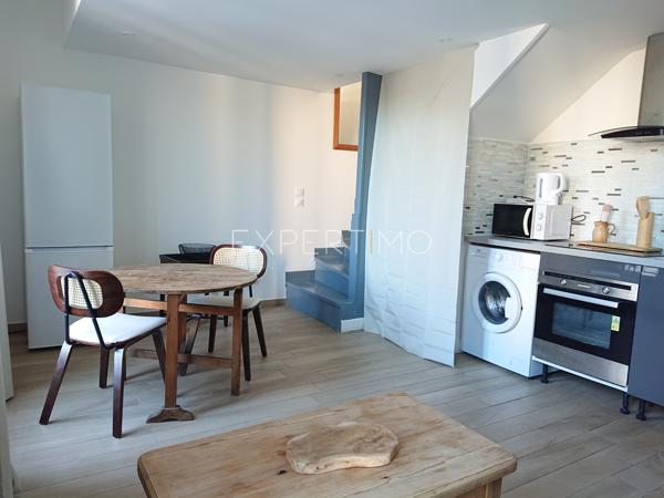 Duplex meublé 2 pièces, au calme d’un quartier pavillonnaire