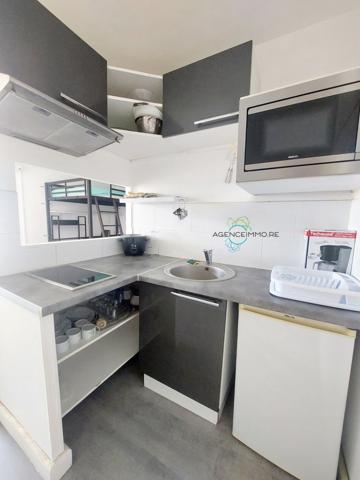 Studio meublé de 23,50m2 Rés. ORANGELLES à Ste Clotilde