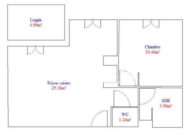Location Appartement 2 pièces 40.9 m² - 786 RUE DE LA VIELLE POSTE Montpellier 34000