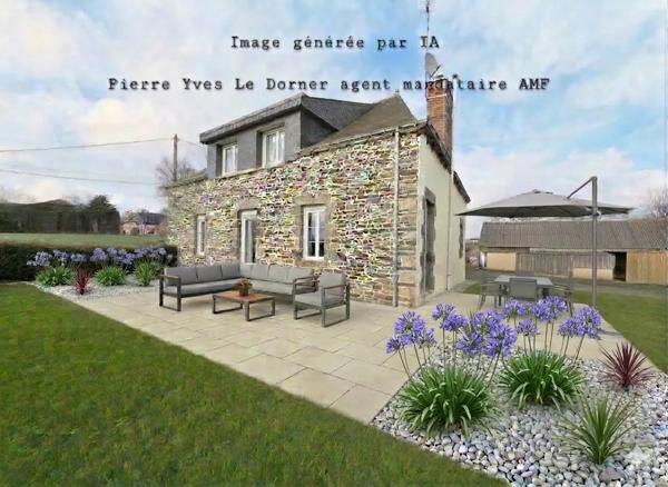 Immobilier Loudéac (22600) – Maison de village 107m2 – 161 000 €