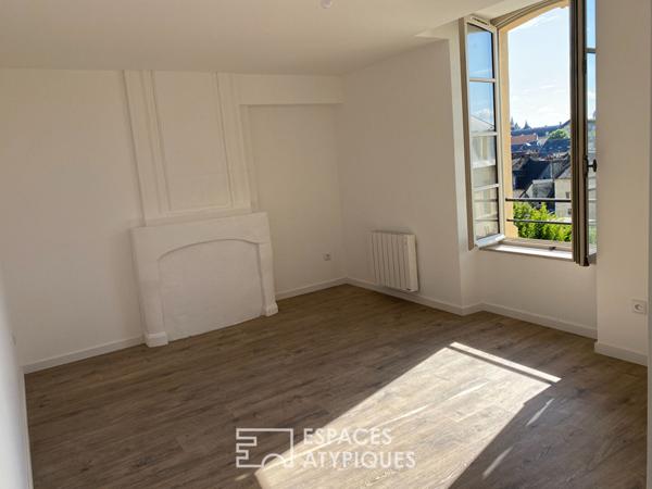 Appartement neuf au dernier étage dans immeuble historique