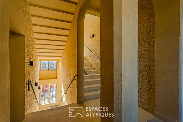 Appartement neuf au dernier étage dans immeuble historique