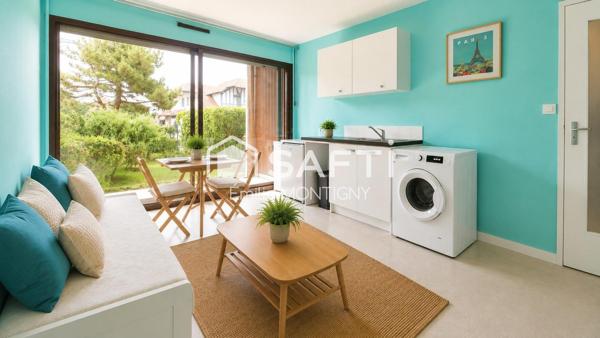 Studio 17m2 avec jardin au bord de la plage