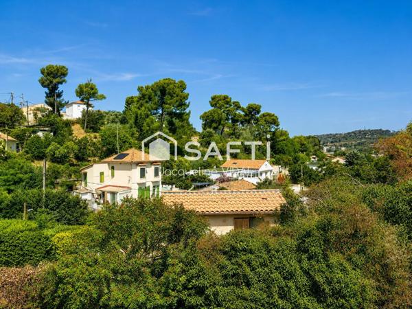 Maison 4 pièces avec vue dominante, grande terrasse et garage de 41 m²