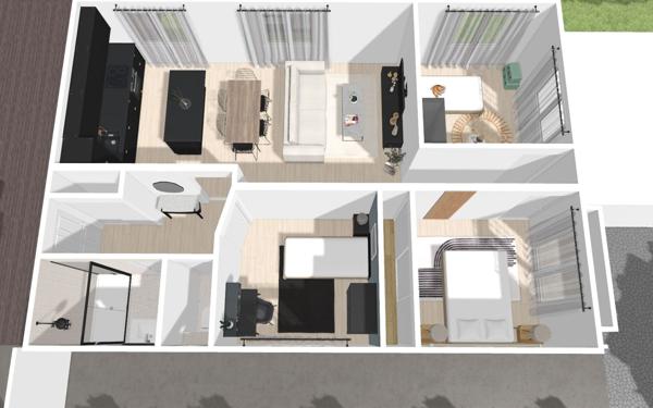 Appartement à vendre    4 pièces • 66 m2 Allauch