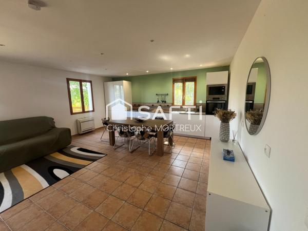 Maison de 80 m² au calme avec ses 1470 m² de terrain