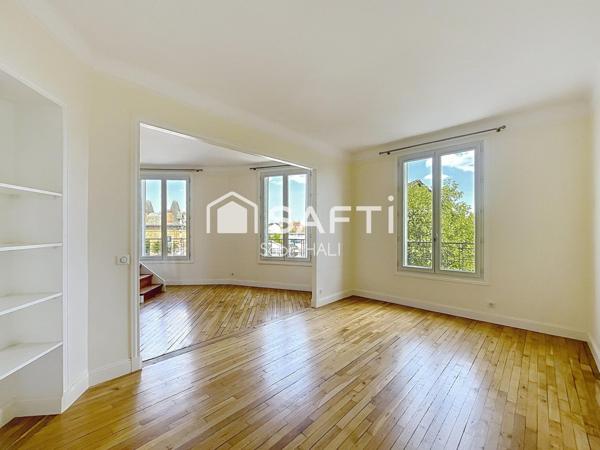COLOMBES CENTRE-VILLE, Un duplex, lumineux,
