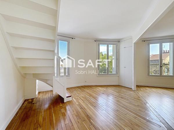 COLOMBES CENTRE-VILLE, Un duplex, lumineux,
