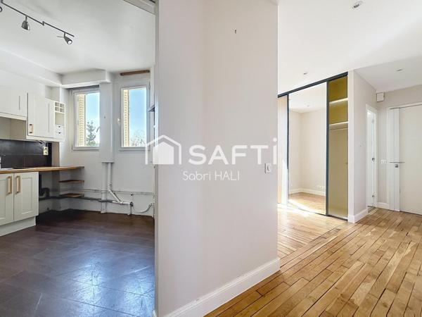 COLOMBES CENTRE-VILLE, Un duplex, lumineux,