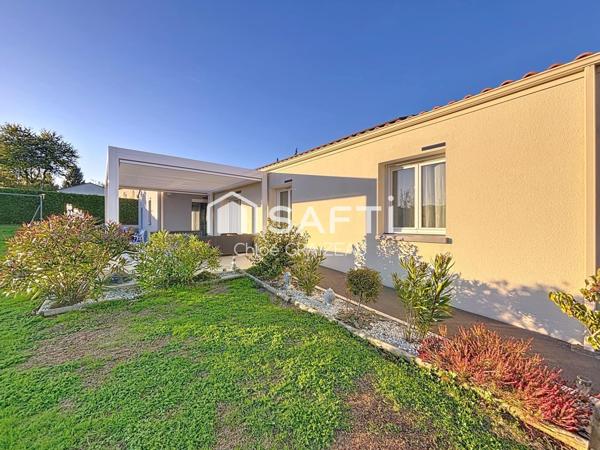 Maison de plain-pied, 121 m², 3 chambres et un bureau