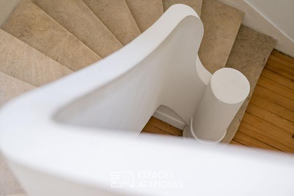 Maison familiale aux Chartrons, avec garage et terrasse sans vis-à-vis