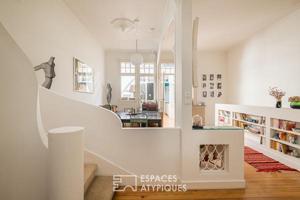 Maison familiale aux Chartrons, avec garage et terrasse sans vis-à-vis