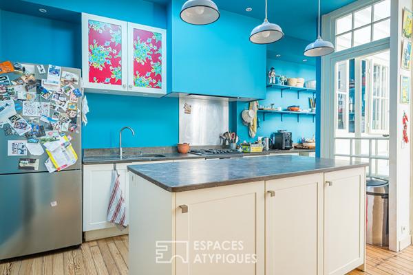 Maison familiale aux Chartrons, avec garage et terrasse sans vis-à-vis