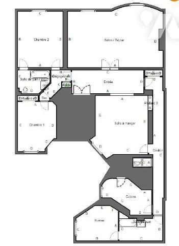 Appartement de réception 4/5 pièces avec studio Paris 7ème