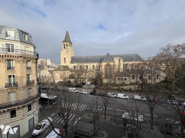 ST GERMAIN DES PRES - DEUX PIECES - VUE EGLISE